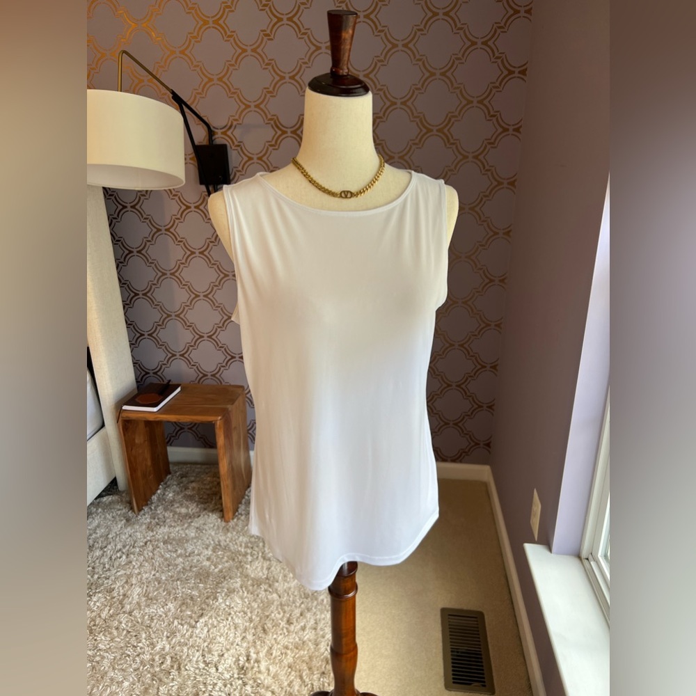 🌸 2 for $10 🌸 Charter Club Sleeveless White Career Blouse